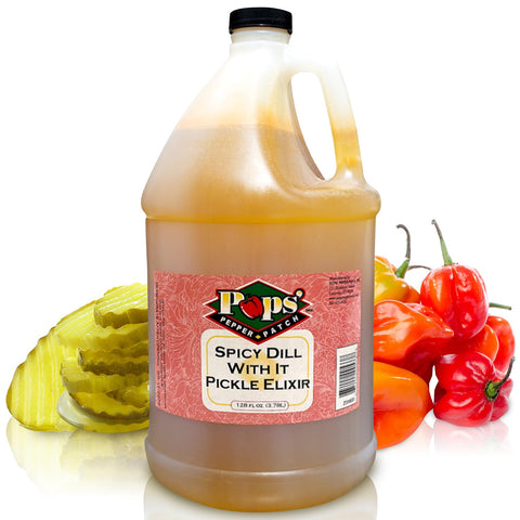 Pops' Pepper Patch Spicy Dill Pickle Elixir