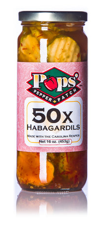 Pops' Pepper Patch 50X Habagardil Hot Pickles