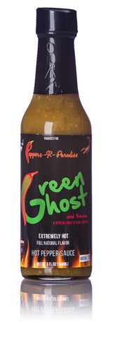 Peppers-R-Pardise Green Ghost and Friends Hot Sauce