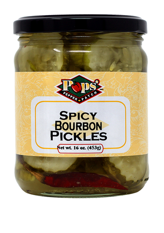 Pops' Pepper Patch Spicy Bourbon Habagardil Pickles