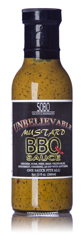 SOBO Unbelieveable Mustard BBQ Sauce